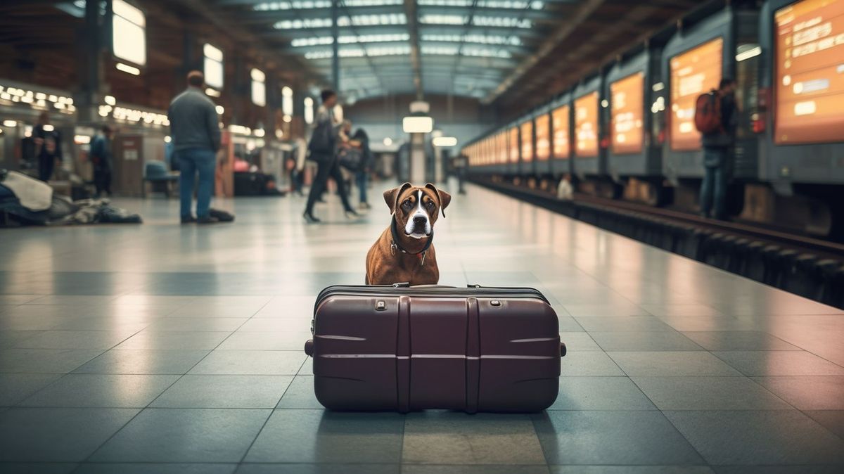 Pes utekl z přepravní schránky a tři týdny se schovával na letišti